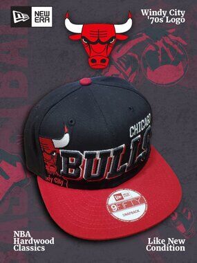NEW ERA 9Fifty NBA Hardwood Classics Chicago Bulls Windy City Snapback